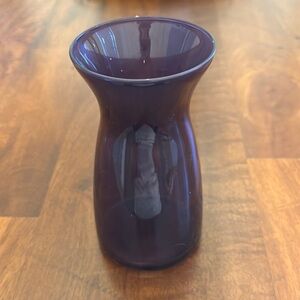 Elegant Purple Glass Vase